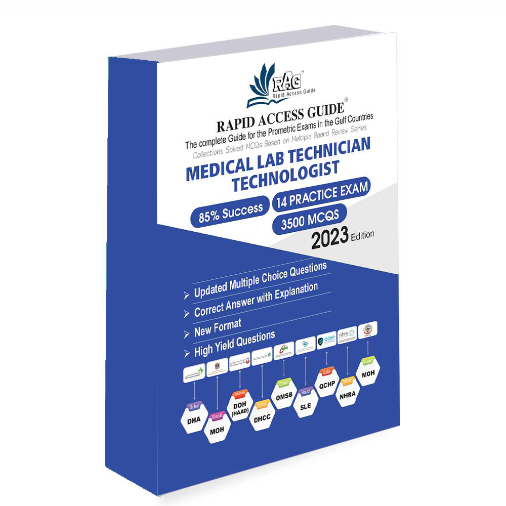 کتاب آزمون پرومتریک تکنسین پزشکی MEDICAL TECHNOLOGIST | LAB TECHNICIANS MCQS -2023