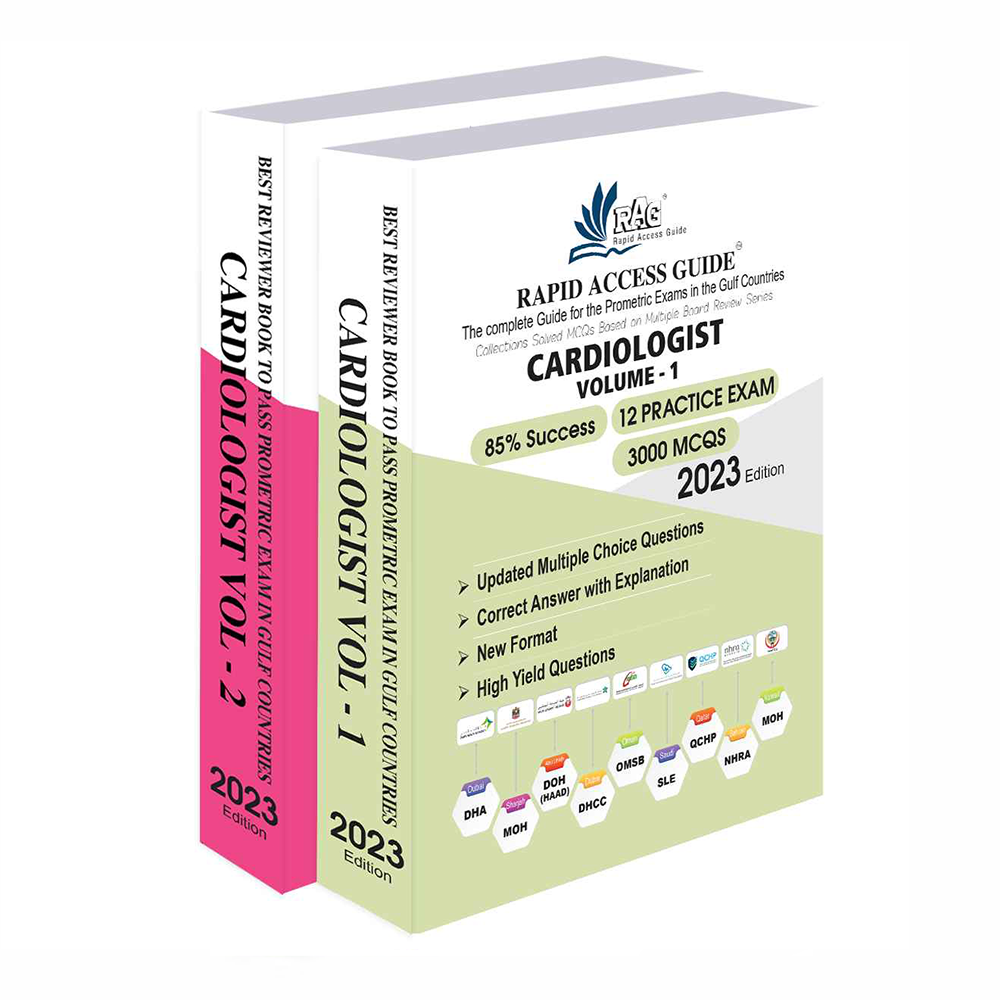  کتاب آزمون های پرومتریک قلب و عروق CARDIOLOGIST BOOK | PROMETRIC EXAM MCQ QUESTIONS – ۲۰۲۳