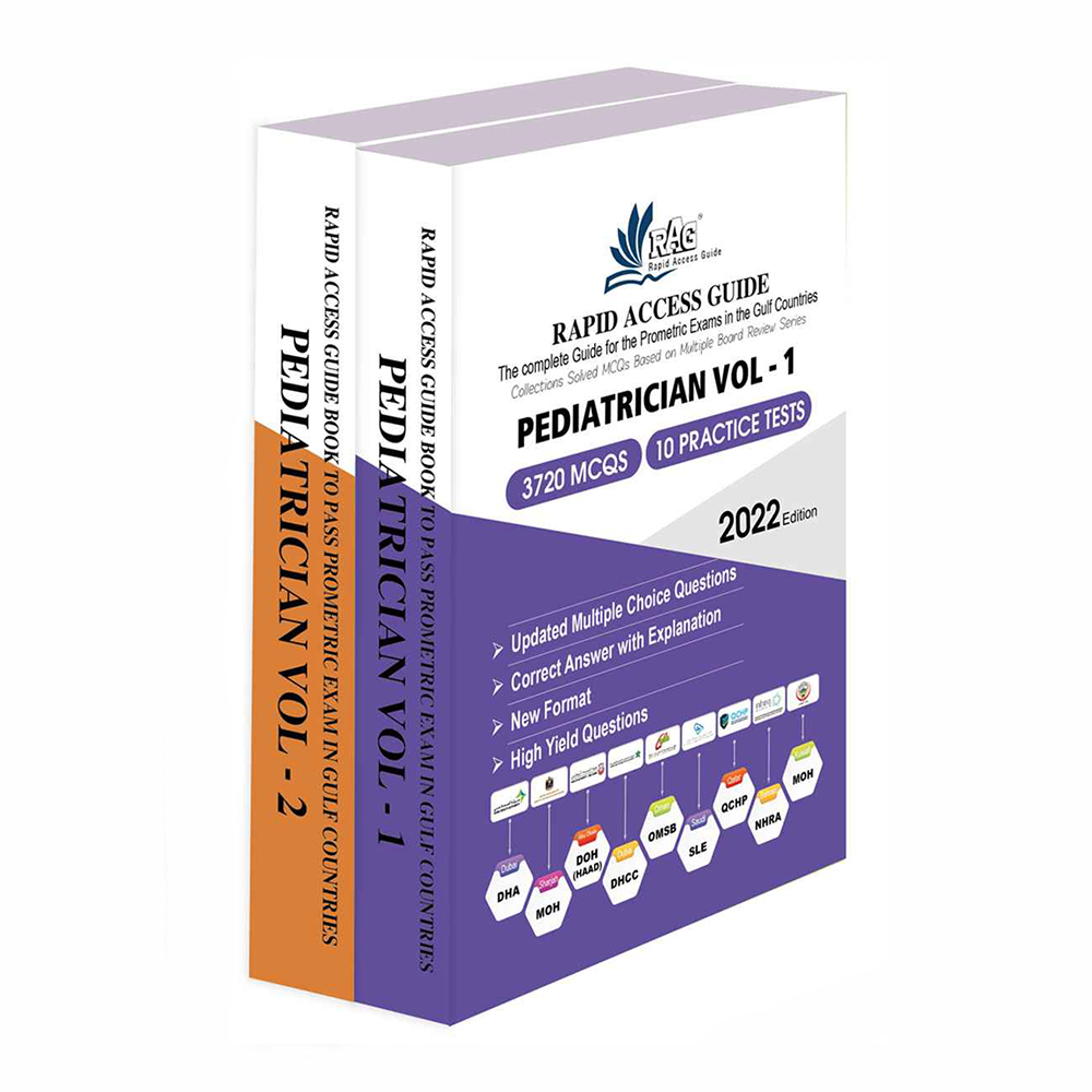 کتاب آزمون های پرومتریک PROMETRIC EXAM PRE BOOKS PEDIATRICS MCQ BOOK | PROMETRIC EXAM QUESTIONS – 2022