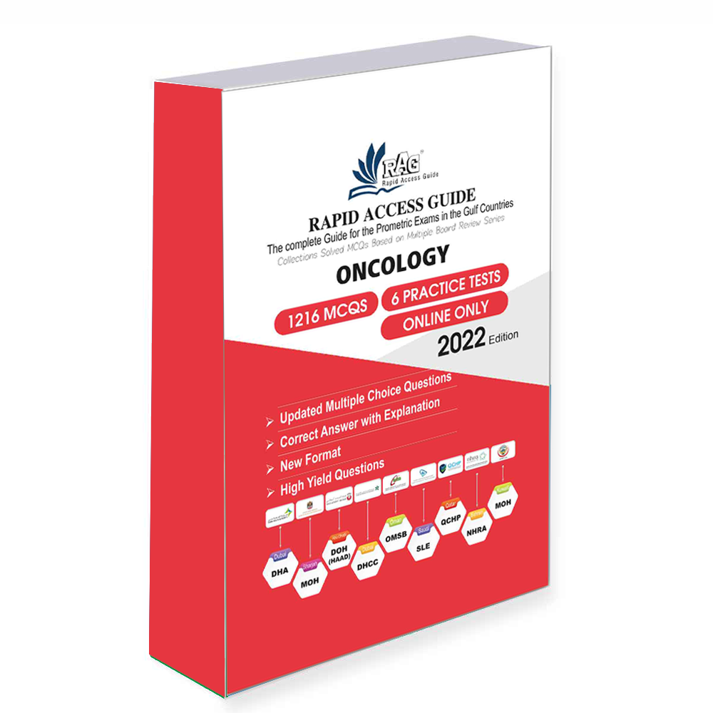 کتاب آزمون پرومتریک ONCOLOGY MCQS | PROMETRIC EXAM QUESTIONS – ۲۰۲۲