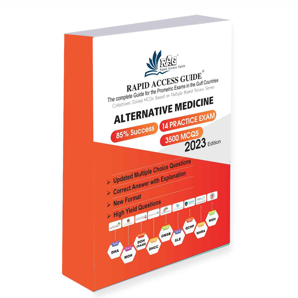 کتاب آزمون پرومتریک ALTERNATIVE MEDICINE MCQ BOOK | PROMETRIC EXAM QUESTIONS – ۲۰۲۳